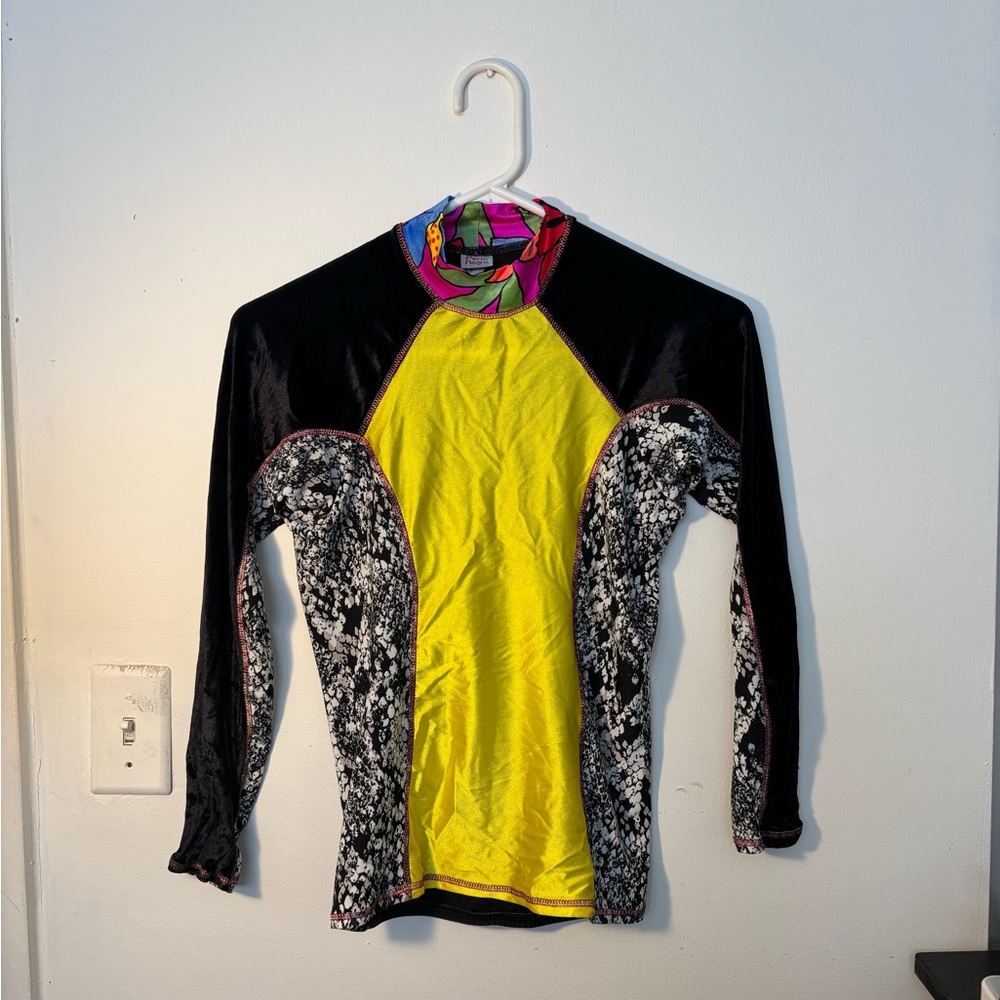Vintage Multicolor Long Sleeve Top